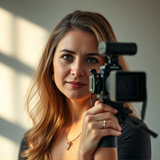 Foto de Ana Beatriz Ferreira, cinegrafista e editora de vídeo