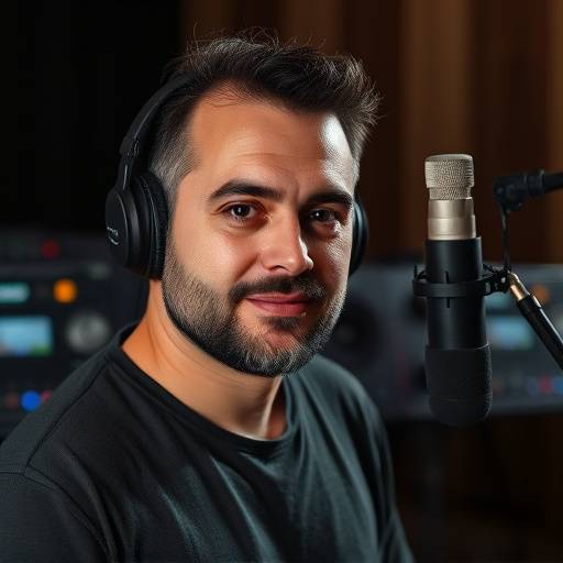 Foto de Ricardo Almeida, engenheiro de som