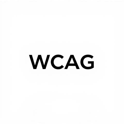 Logotipo da WCAG (Web Content Accessibility Guidelines)