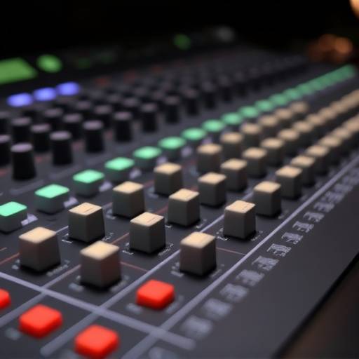 Ícone de faders de mesa de mixagem representando mixagem